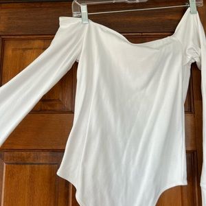 Abercrombie and Fitch White Bodysuit